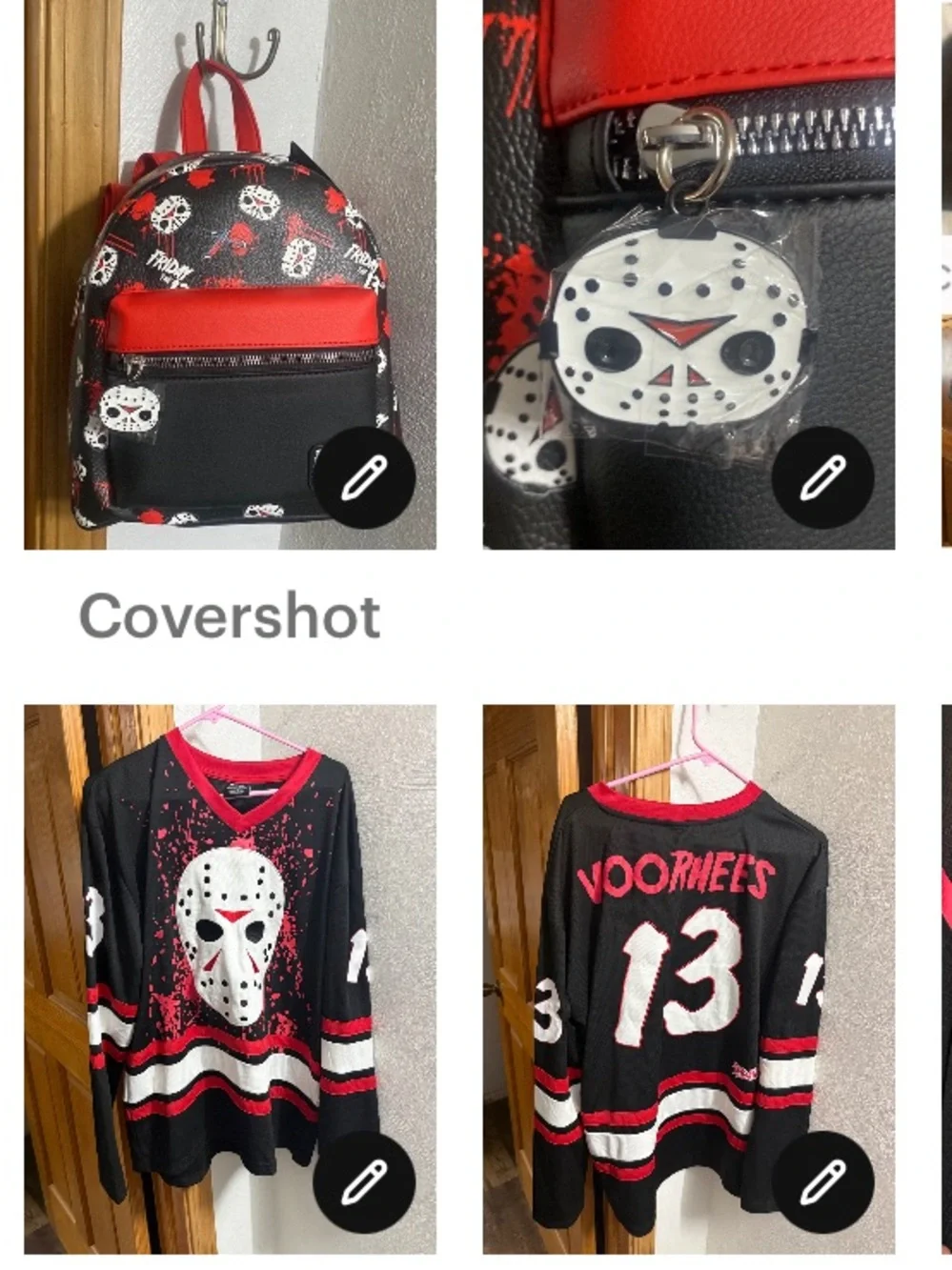 Friday the 13th mini backpack+Jason Voorhees 13 Jersey XXL🔪🩸